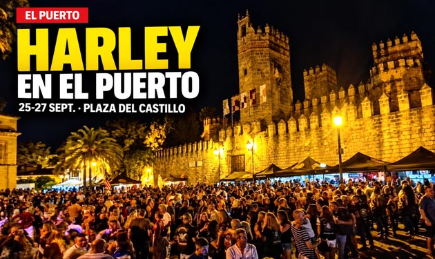 El Puerto acoge este fin de semana una concentración motera Harley-Davidson en la Plaza del Castillo