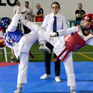 El Lee Puerto logra seis medallas en el Campeonato de Andalucía nocturno de taekwondo taek fb