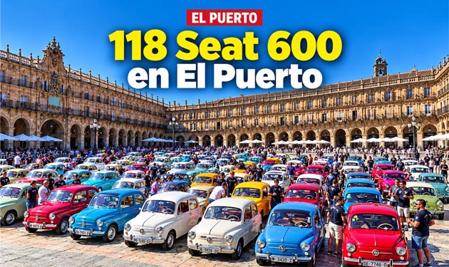 Una caravana de 118 Seat 600 invade El Puerto este miércoles