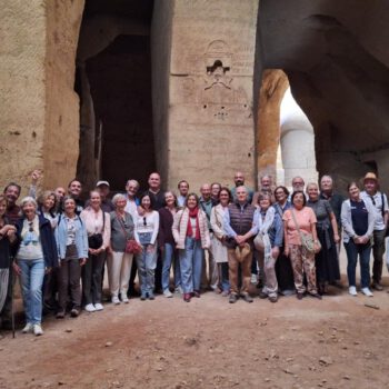 Hispania Nostra descubre el patrimonio de Doña Blanca y las Canteras de San Cristóbal