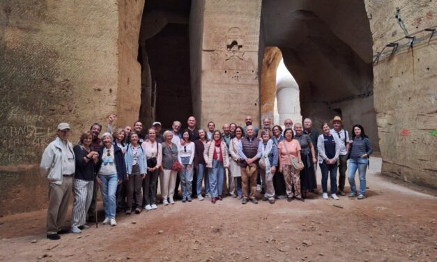 Hispania Nostra descubre el patrimonio de Doña Blanca y las Canteras de San Cristóbal