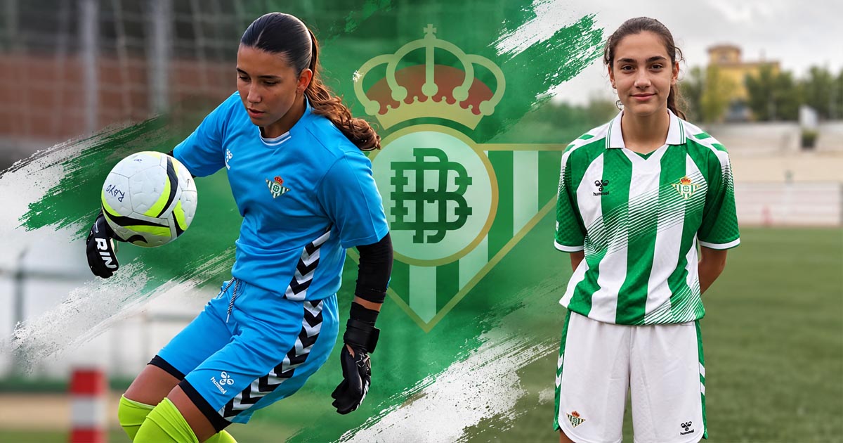 Dos jóvenes promesas de El Puerto se abren camino en la cantera del Real Betis