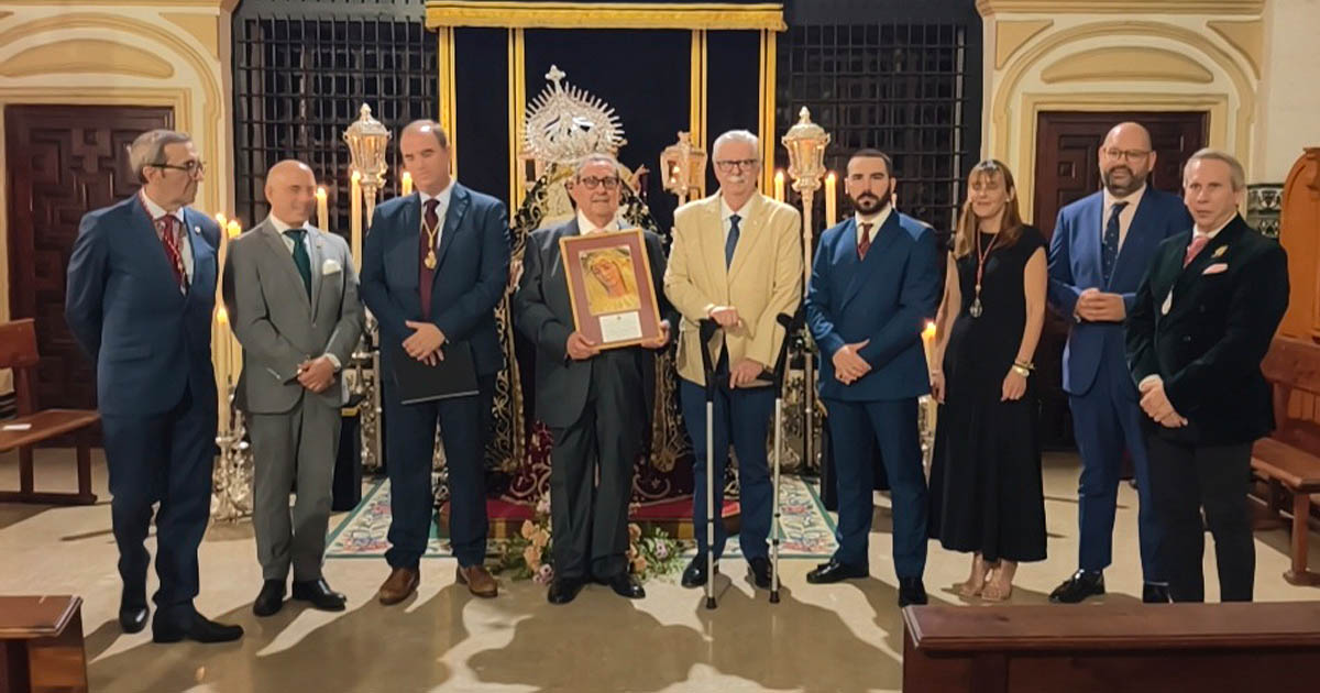 La Virgen del Rosario centra una nueva exaltación de la Hermandad de los Afligidos