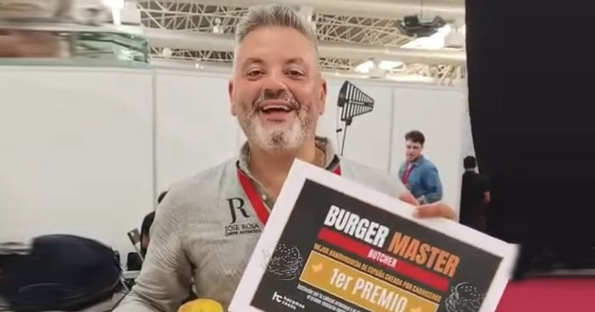 José Rosa lleva una hamburguesa de El Puerto a lo más alto de España