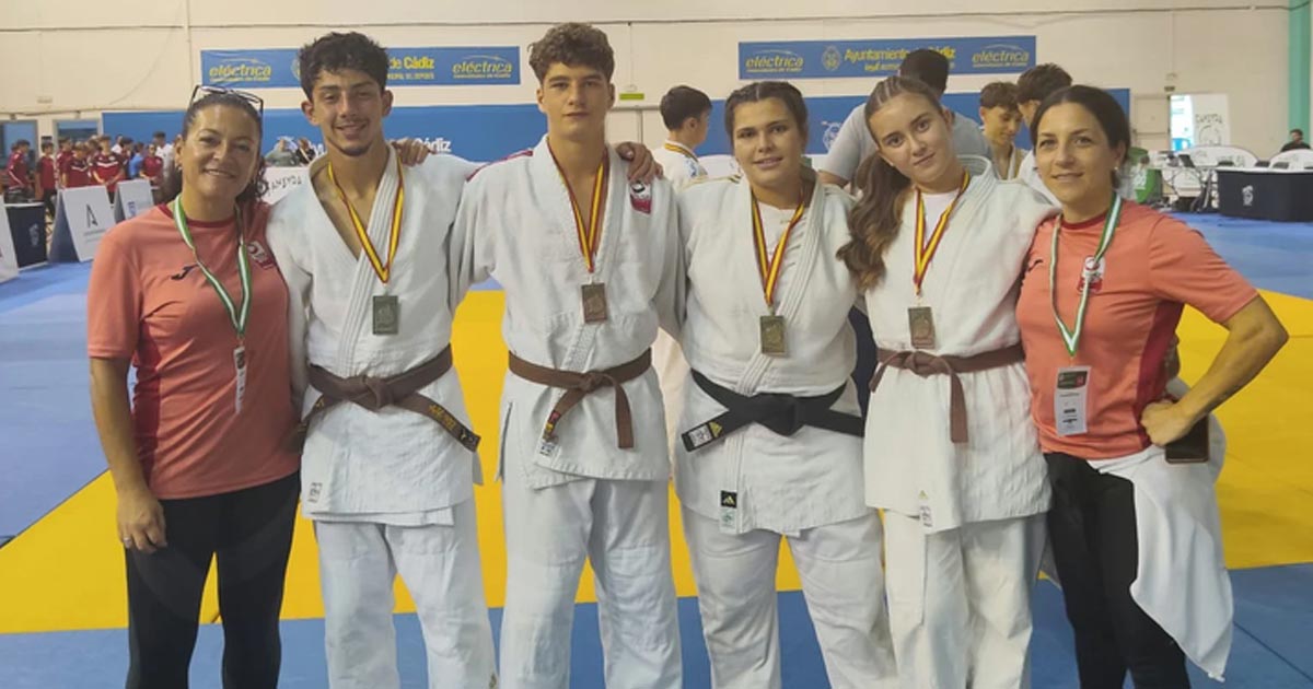 El Judo Club Tadeo logra cuatro medallas en el Ranking Andaluz cadete