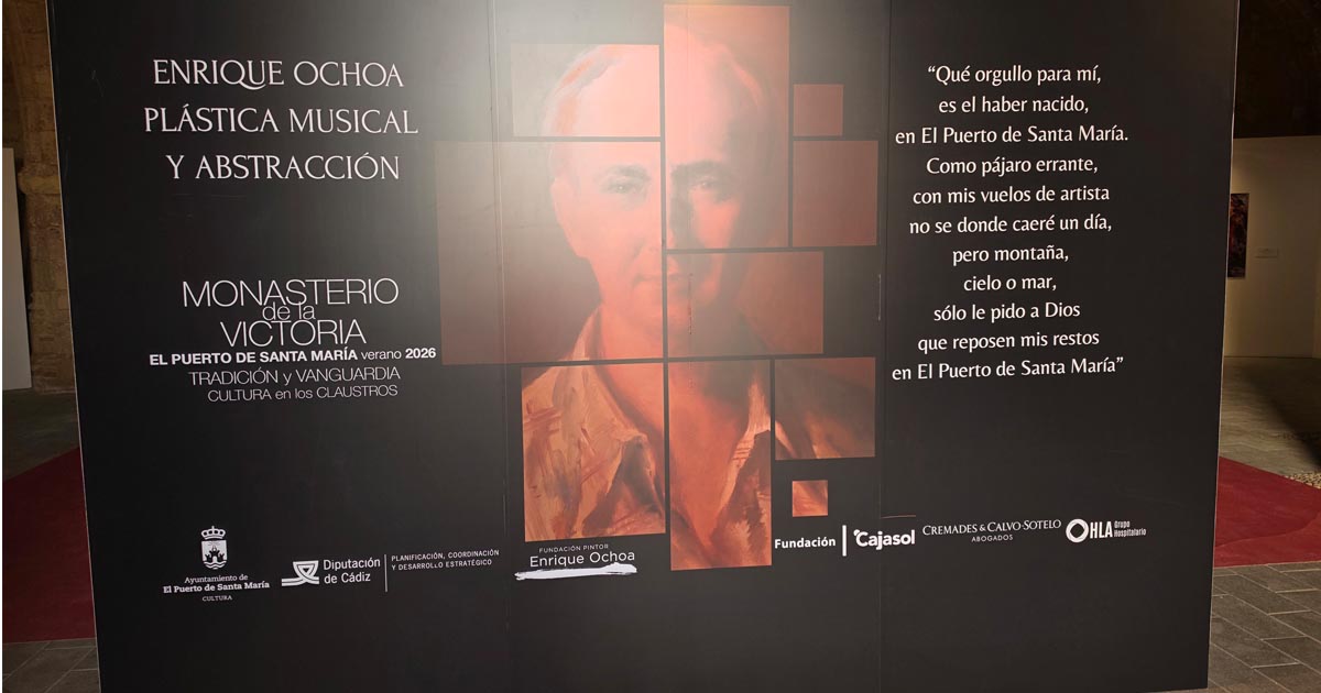 La exposición de Enrique Ochoa adelanta su horario de tarde en el Monasterio de la Victoria
