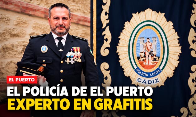 El policía de El Puerto especializado en grafitis que ha ayudado a identificar a más de 200 autores