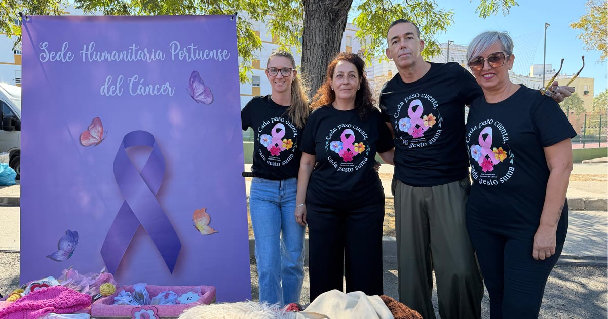 La Sede Humanitaria Portuense del Cáncer sale a la calle para recaudar fondos