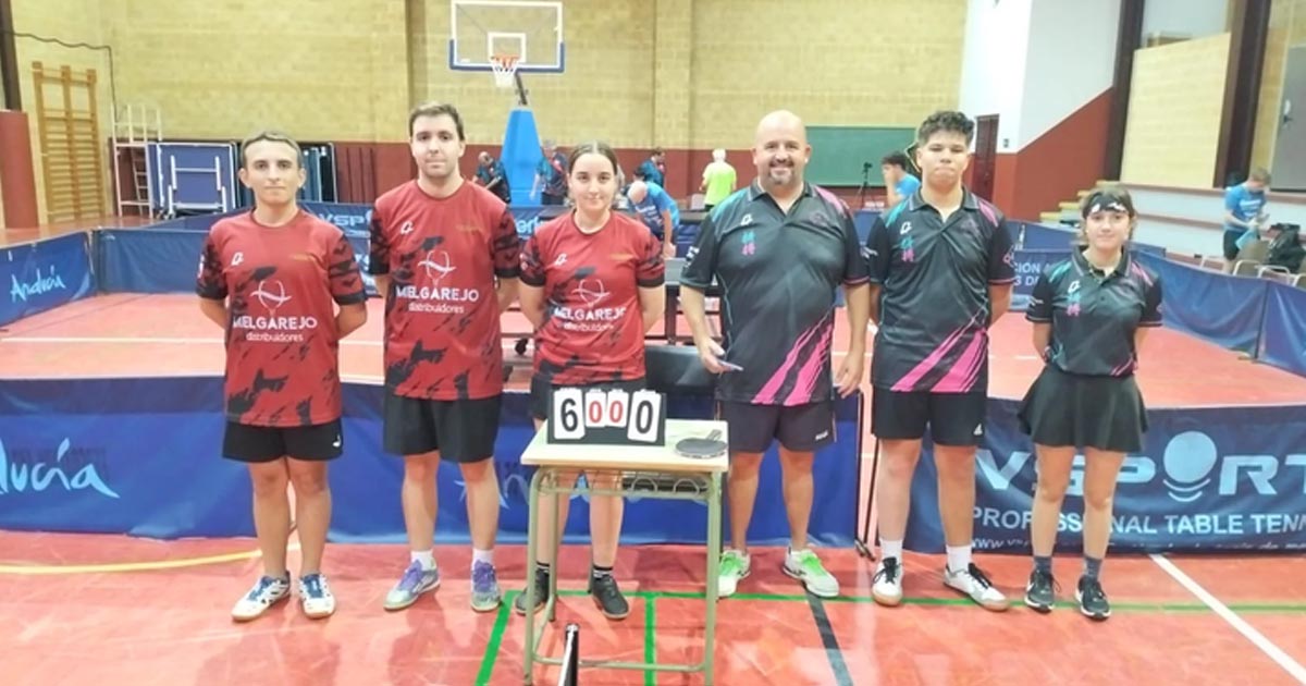 Tres victorias impulsan al CD El Puerto Tenis de Mesa en la jornada andaluza